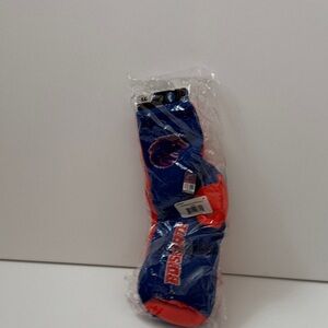 Boise State University socks.